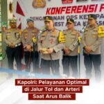 Kapolri Lepas Pemudik Arus Balik Lebaran 2025 di Kalikangkung, Semangat One Way Nasional Diterapkan!
