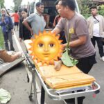 REAKSI CEPAT POLRES SIMALUNGUN TANGANI TABRAKAN BERUNTUN, BOCAH 9 TAHUN TEWAS DI TEMPAT