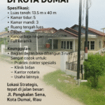 iklan jual rumah Rumah dan Tanah Strategis Dijual di Kota Dumai, Riau – Peluang Hunian Nyaman & Investasi Menjanjikan