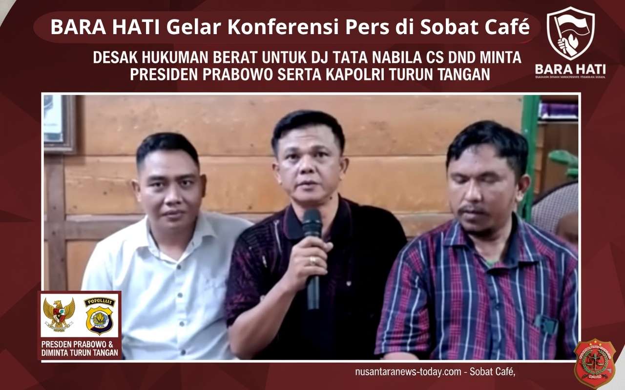 BARA HATI Gelar Konferensi Pers di Sobat Café