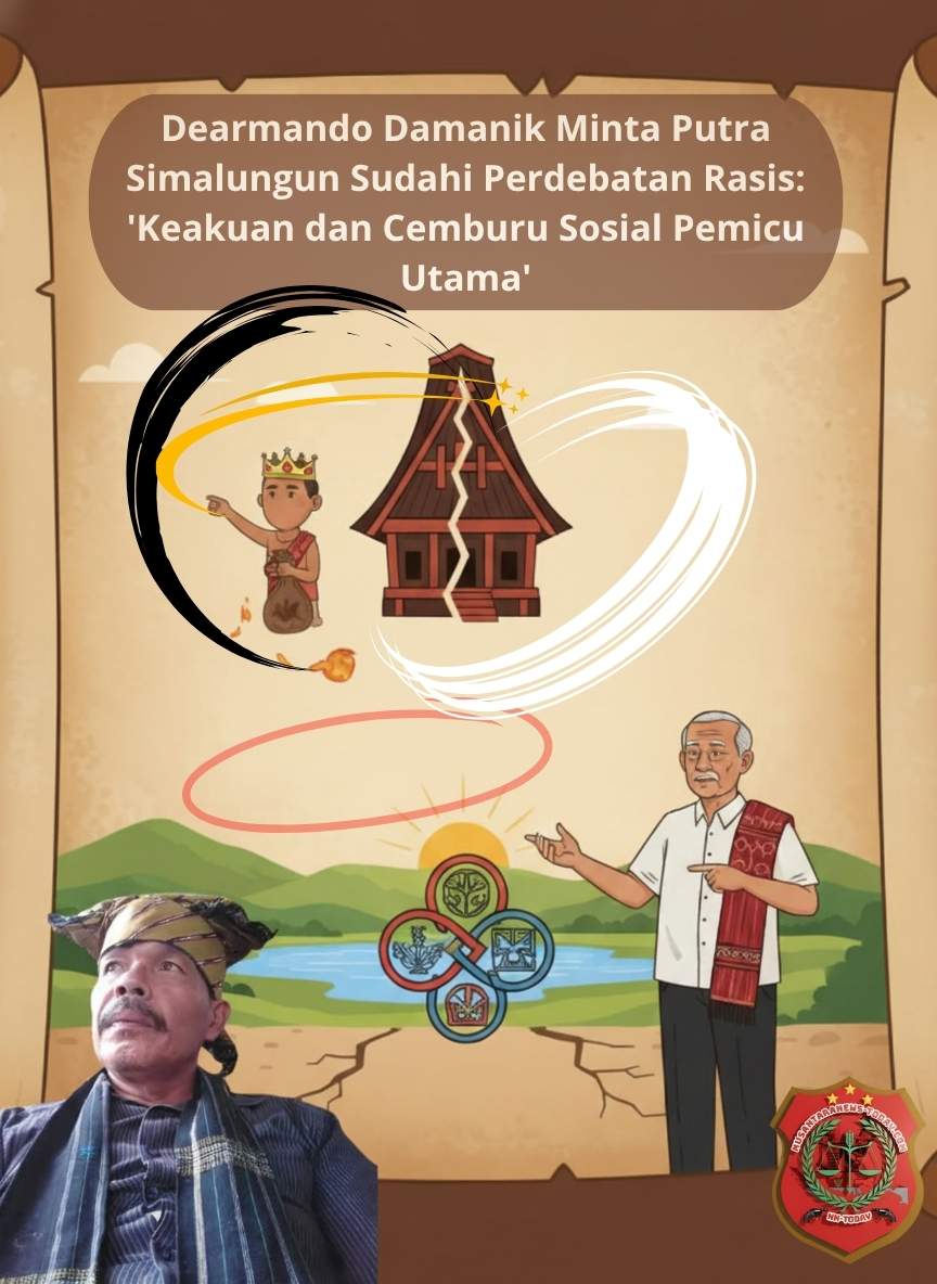 Dearmando Damanik Minta Putra Simalungun Sudahi Perdebatan Rasis 'Keakuan