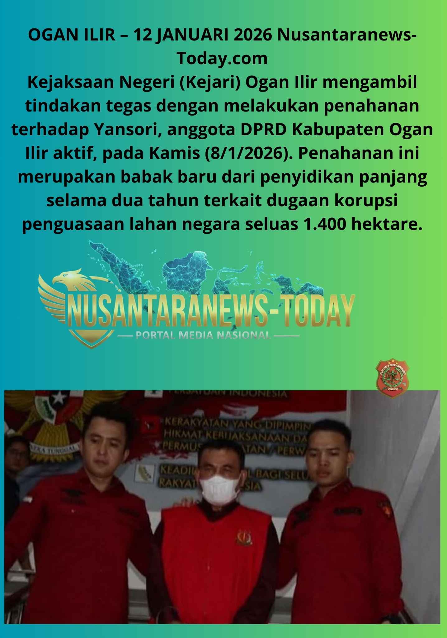 Mafia Tanah Hutan Lindung 1.400 Ha