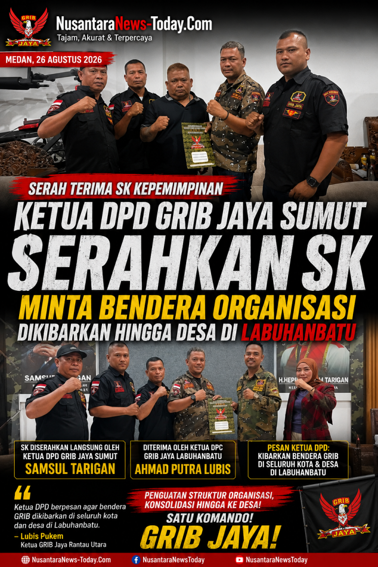 DPD GRIB Jaya Sumut Perkuat Struktur, Targetkan Kehadiran Organisasi hingga Tingkat Desa di Labuhanbatu