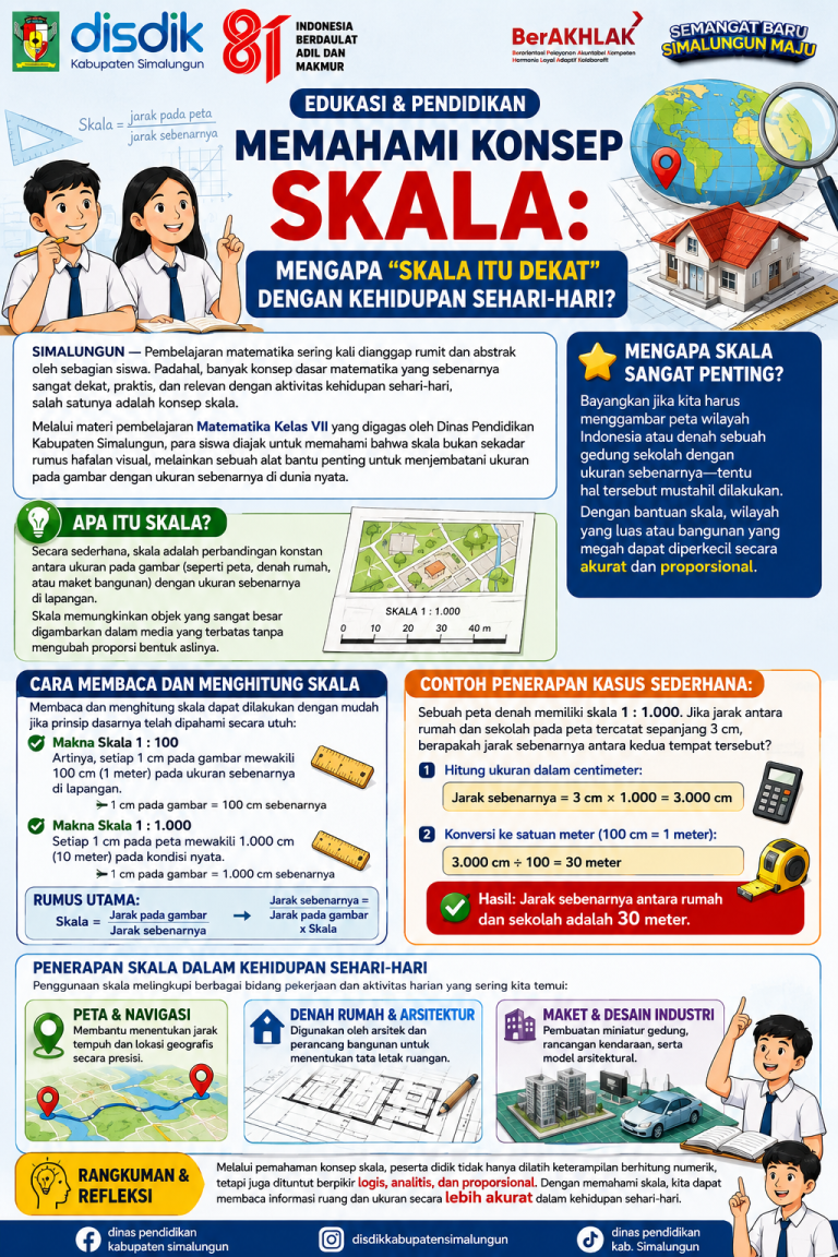 Matematika yang Tak Lagi Abstrak: Konsep Skala dalam Kehidupan Sehari-hari