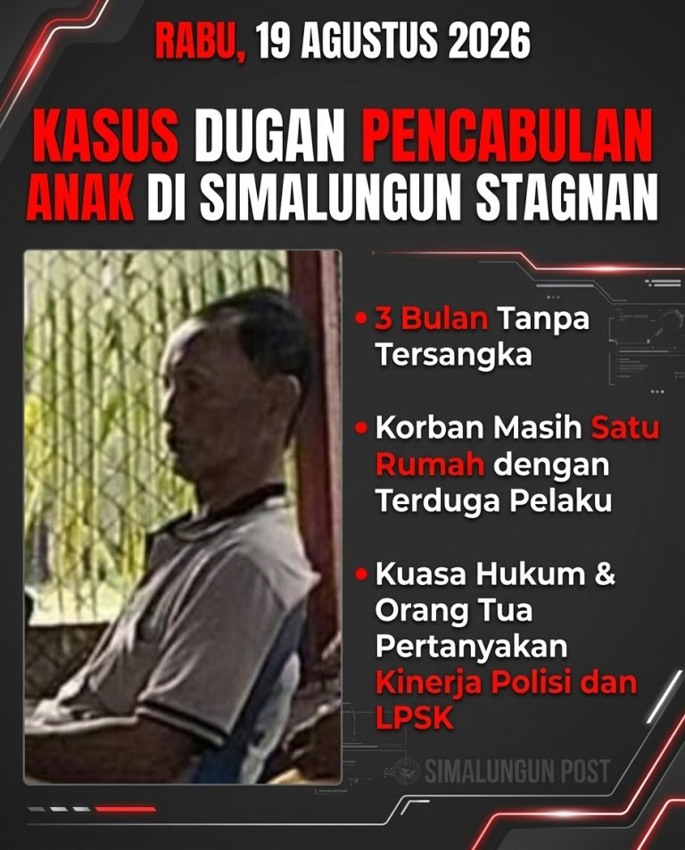 Proses Hukum Kasus Dugaan Pencabulan Anak di Simalungun Dinilai Stagnan, Keadilan Korban Dipertanyakan