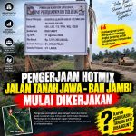 Hotmix Jalan Tanah Jawa–Bah Jambi Mulai Dikerjakan, Warga Pertanyakan Kapan Saribuasih–Tangga Batu Dibangun?