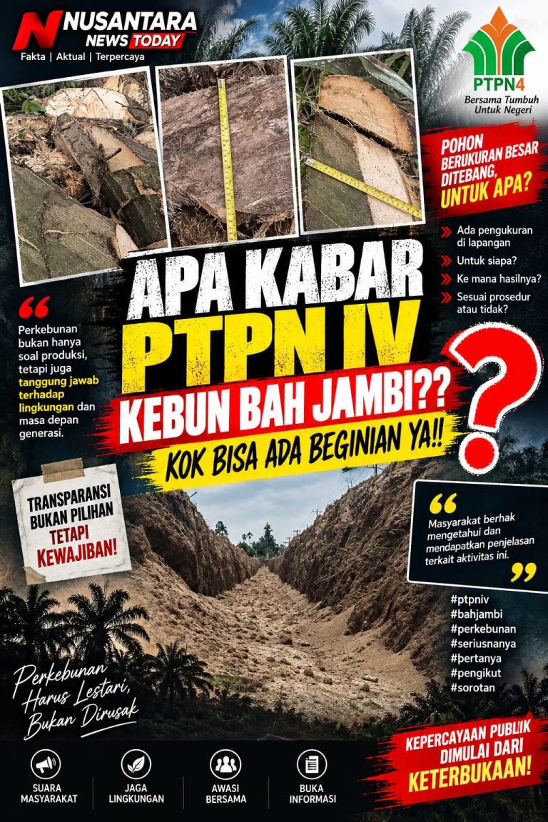 Apa Kabar PTPN IV Kebun Bah Jambi? Kok Bisa Ada Beginian?