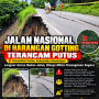 # Jalan Nasional Harangan Gotting Terancam Putus, Warga Minta Penanganan Segera