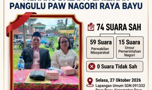Rudianus Saragih Raih 74 Suara dalam Pemilihan Pangulu PAW Nagori Raya Bayu, Berlangsung Lancar