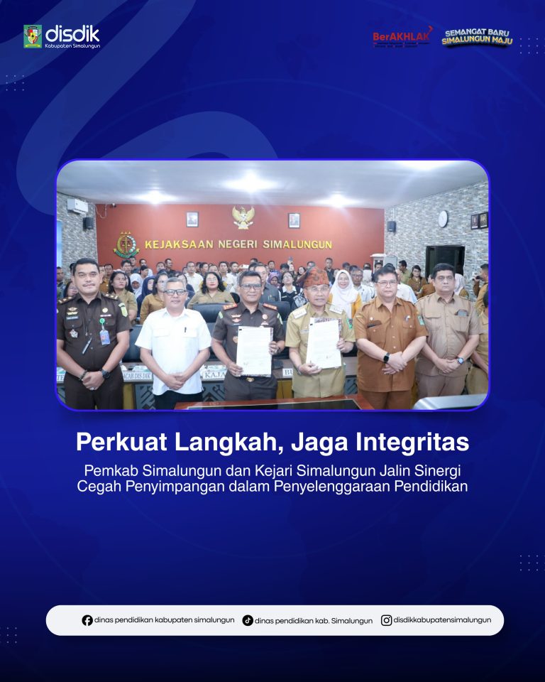 Pemkab Simalungun dan Kejari Simalungun Jalin Sinergi Cegah Penyimpangan dalam Penyelenggaraan Pendidikan