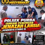 Polisi Bersama Masyarakat, Polsek Purba Tangani Penemuan Jenazah Lansia Penderita Stroke di Tigarunggu