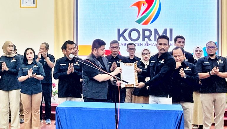 Hadiri Pelantikan Pengurus KORMI Simalungun, Bupati Ajak Berkolaborasi Bangun Masyarakat Yang Sehat Secara Utuh