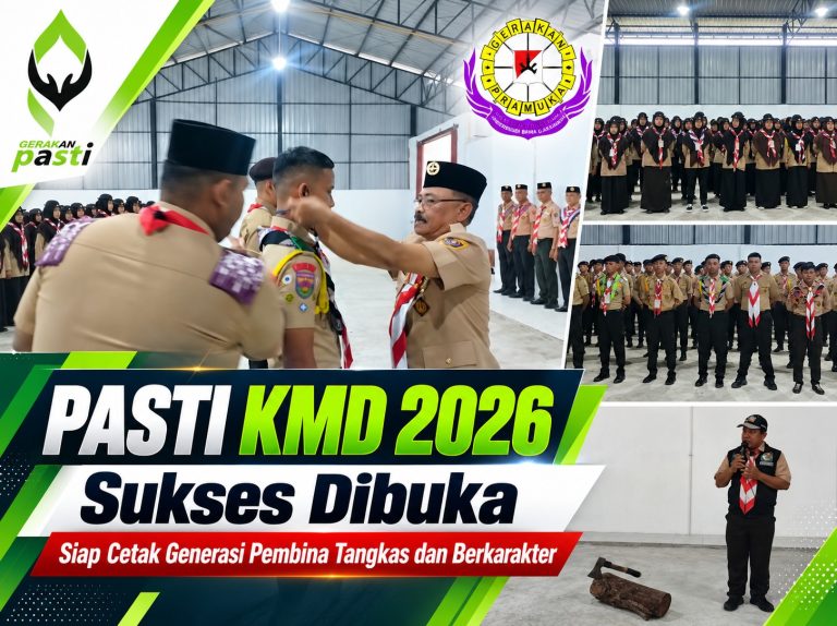 PASTI KMD 2026 Sukses Dibuka, Siap Cetak Generasi Pembina Pramuka Tangkas dan Berkarakter