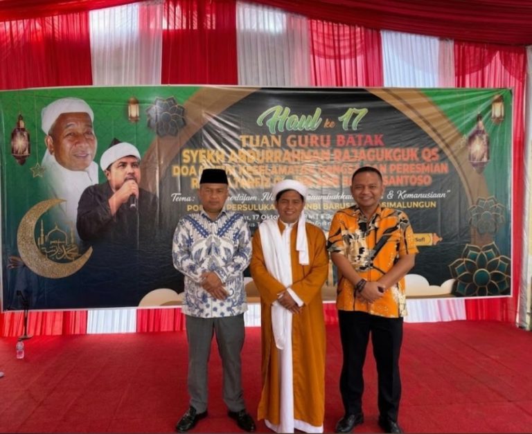 Kakanim Imigrasi Belawan Hadiri Peringatan Haul ke-17 Tuan Guru Batak dan Peresmian Rumah Peradaban Tahfidz Qur’an di Simalungun