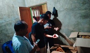 Tindak Lanjuti Pemberitaan, Polsek Bandar Huluan Cek Dugaan Rokok Tanpa Pita Cukai di Pematang Kerasaan Rejo