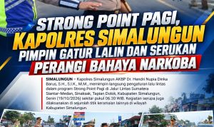Kapolres Simalungun Turun Langsung Atur Lalu Lintas di Jalinsum Siantar-Medan, Ingatkan Pelajar dan Warga Jauhi Narkoba