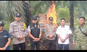 Polsek Bilah Hilir Gerebek Lokasi Diduga Jadi Tempat Penyalahgunaan Sabu di Sei Tampang, Sejumlah Alat Isap Ditemukan