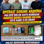 IMG-20261021-WA0055 Operasi Sarang Narkoba, Polsek Dolok Batu Nanggar Ringkus Warga Bahung Huluan, Sita Sabu 3,55 Gram