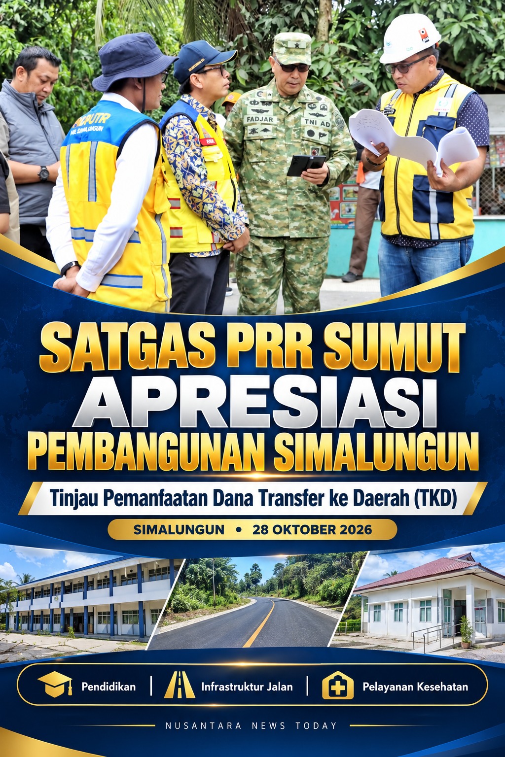 IMG-20261028-WA0021 Tinjau Pemanfaatan Dana TKD, Satgas PRR Sumut Apresiasi Pembangunan di Simalungun