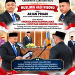 Muslimin Hadi Wibowo Resmi Diambil Sumpah sebagai Anggota DPRD Labuhanbatu, Arjan Priadi Pimpin Prosesi PAW