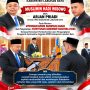 Muslimin Hadi Wibowo Resmi Diambil Sumpah sebagai Anggota DPRD Labuhanbatu, Arjan Priadi Pimpin Prosesi PAW
