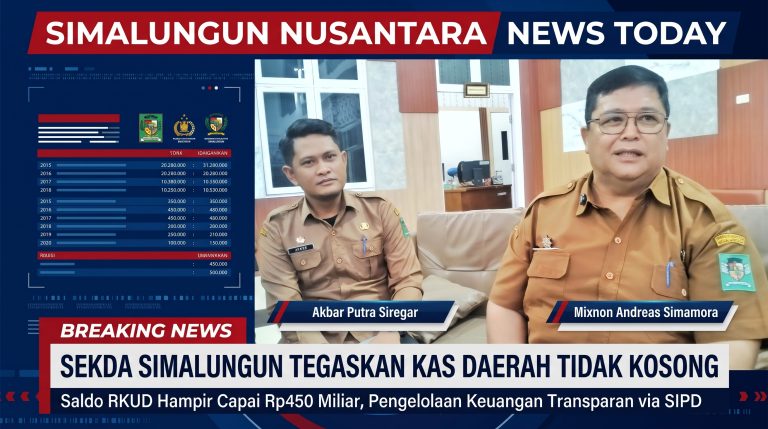 Sekda Simalungun Tegaskan Kas Daerah Tidak Kosong, Pengelolaan Keuangan Daerah Tetap Berdasarkan Aturan Berlaku